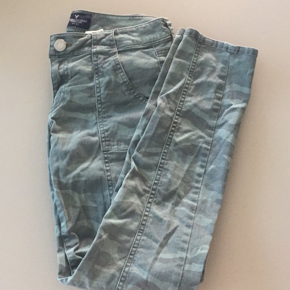 American Eagle Camo Skinny Jeans